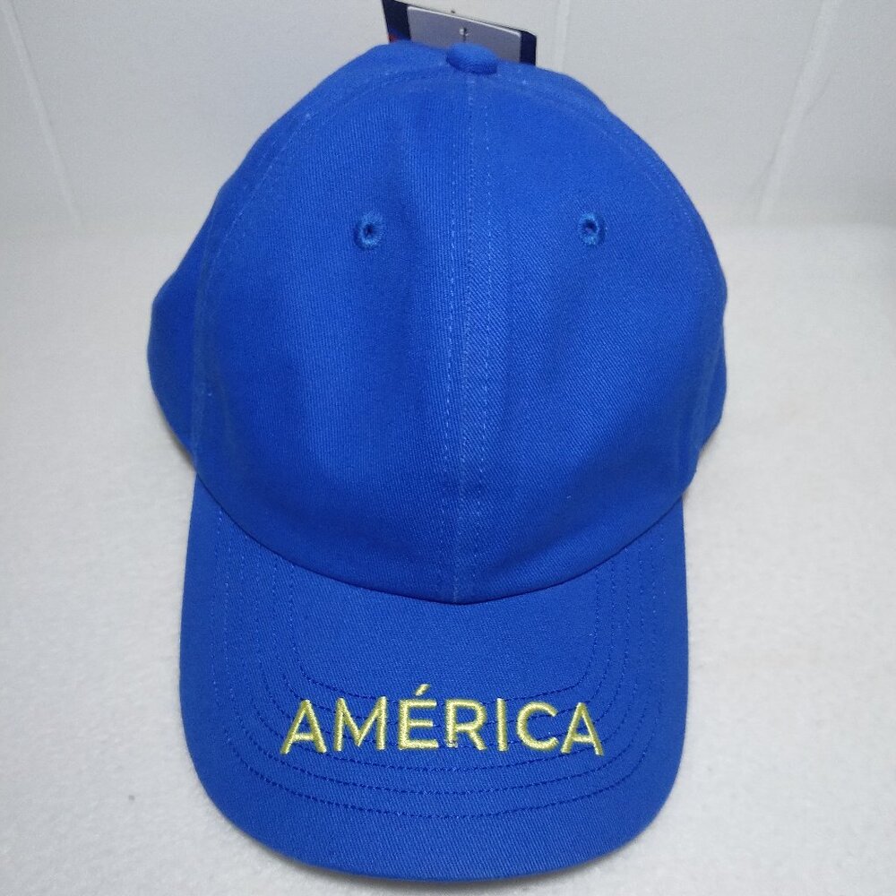 FAN INK CL-51 PRO Club America Licensed Cap Hat Ajustable Blue Soccer Football